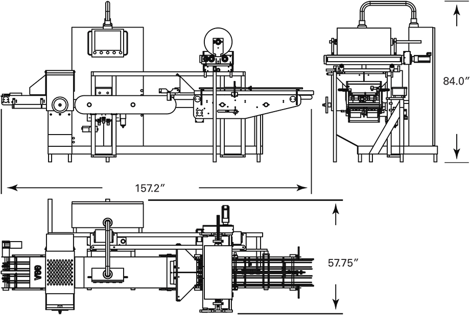 FG-2000S Line Drawing
